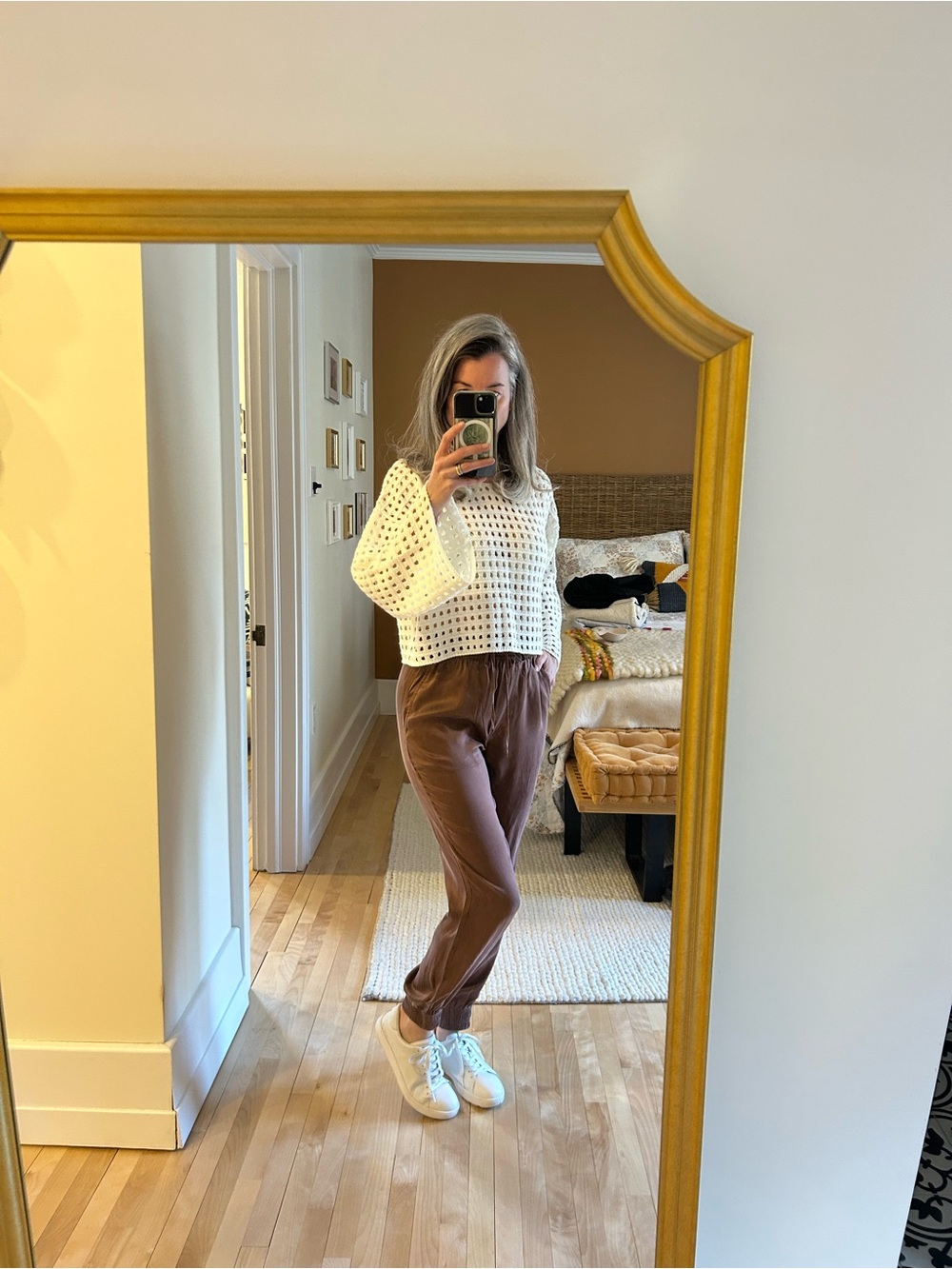 100% silk Jogger Pants